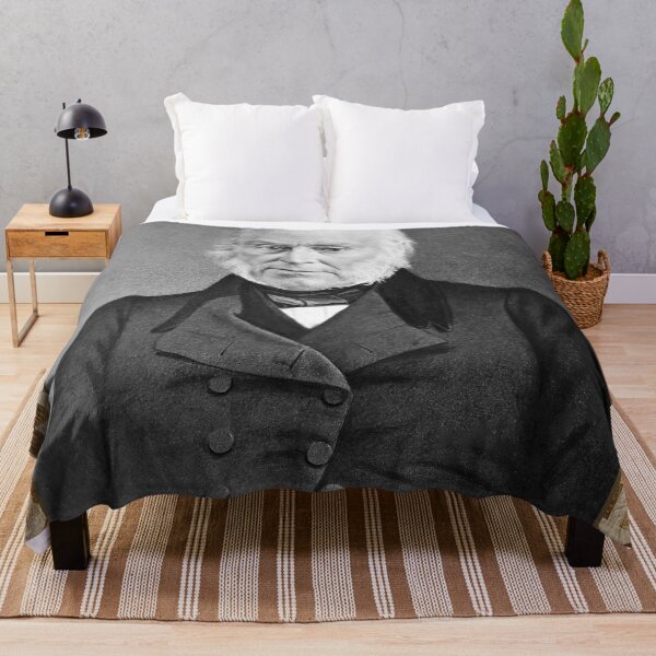 Artikelvorschau, John Quincy Adams — Vintage Presidential Quilt Blanket entworfen und verkauft von Bluntees .