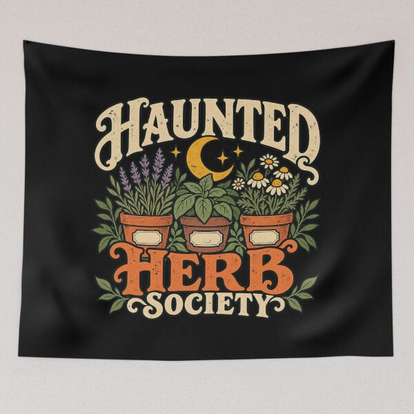 Item preview, Haunted Herb Society Witchy Garden Halloween designed and sold by DreamLayerStudio.