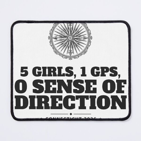 Item preview, 5 Girls 1 GPS Funny Connecticut Girls Trip T-Shirt designed and sold by FitEnvy.