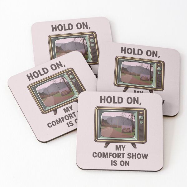 Item preview, Hold on, my comfort show is on | Dark surreal humor designed and sold by MamSelle.
