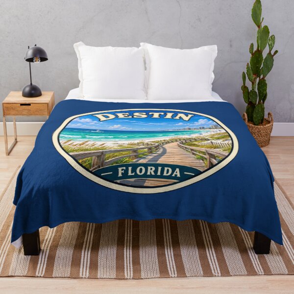 Item preview, Destin Florida Beach Vintage Travel Badge designed and sold by Swanny's Custom T-shirt and Gift Designs.