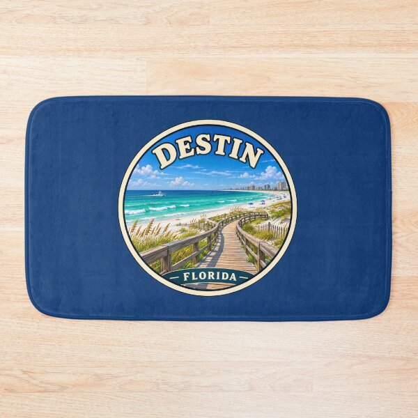 Item preview, Destin Florida Beach Vintage Travel Badge designed and sold by Swanny's Custom T-shirt and Gift Designs.