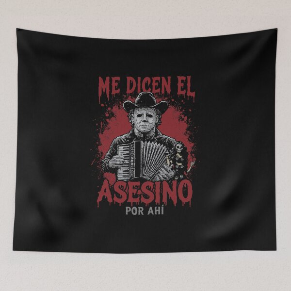 Item preview, Me Dicen El Asesino Por Ahí: Horror Slasher Accordion Player    designed and sold by Designart68.
