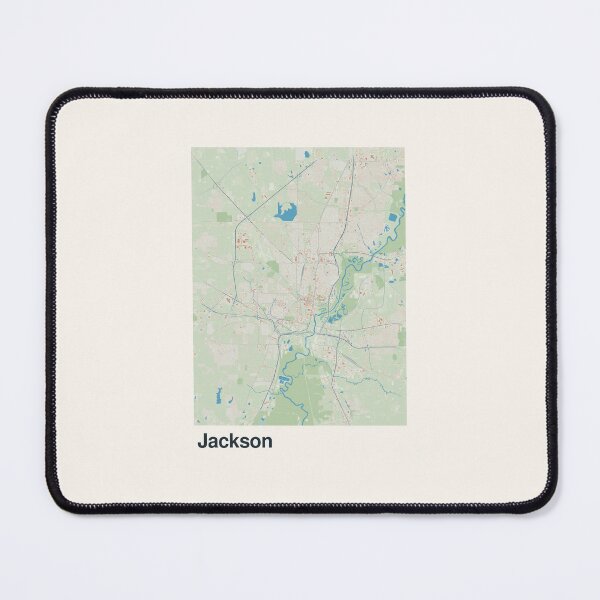 Item preview, Jackson Minimalistic Map Art designed and sold by MapsNerd.
