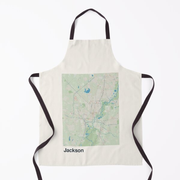 Item preview, Jackson Minimalistic Map Art designed and sold by MapsNerd.