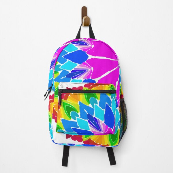 Item preview, Lineless Rainbow Mandala | Vibrant Bright Geometric Art designed and sold by FioreDiCiliegio.