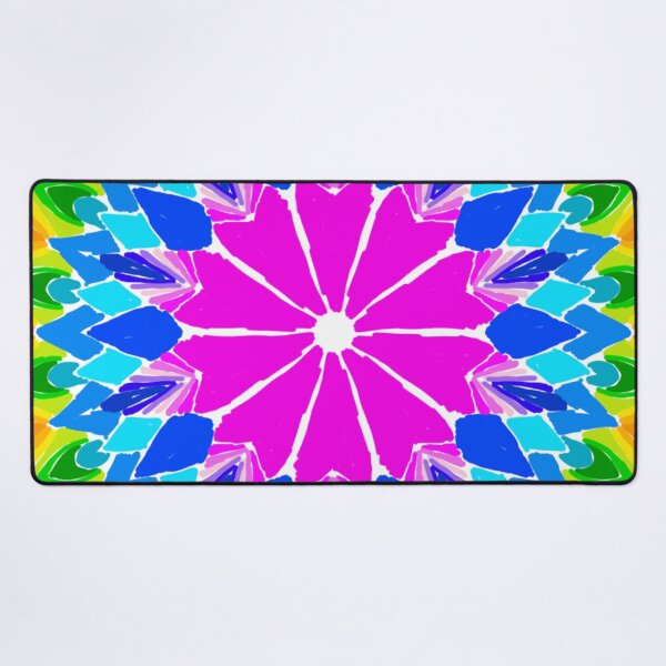 Item preview, Lineless Rainbow Mandala | Vibrant Bright Geometric Art designed and sold by FioreDiCiliegio.