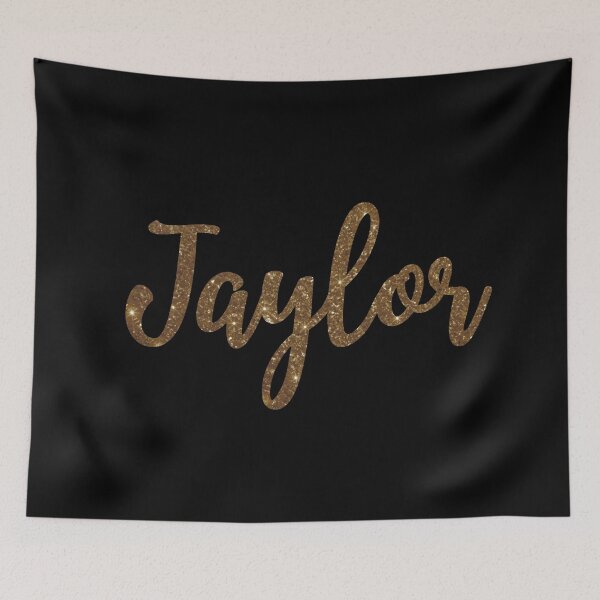 Item preview, Taylor Golden Sparkly Personalised Name Design designed and sold by CamilasPrints.