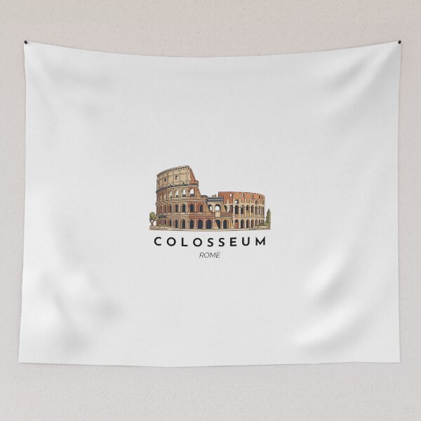 Item preview, Colosseum Minimalist Illustration – Rome Italy designed and sold by DesignMaxa.