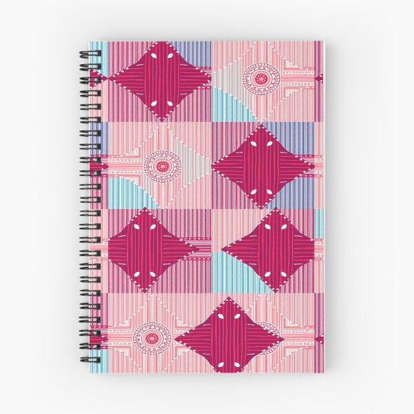 Item preview, Pink and blue block pattern design designed and sold by Chi261.