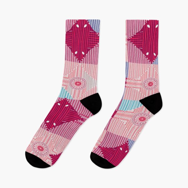 Artikelvorschau, Rosa-blaues Blockmusterdesign entworfen und verkauft von Chi261.