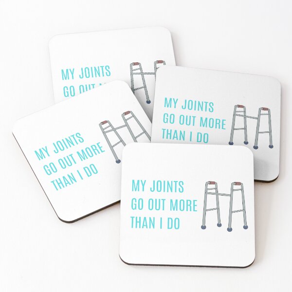 Item preview, My Joints Go Out More Than I Do Funny Hypermobility EDS Walker Meme designed and sold by kristy1003.