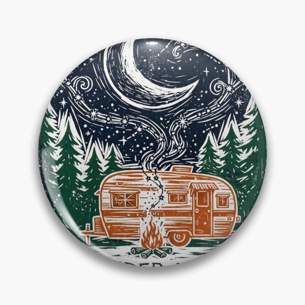 Artikelvorschau, Dreck unter meinen Nägeln, Sterne über meinem Kopf – Holzschnitt „Nachthimmel eines Campers“ entworfen und verkauft von TheShopier.
