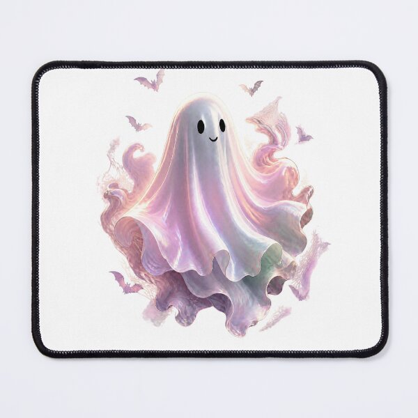 Item preview, Pastel Ghost Halloween – Cute Kawaii Spooky Ghost with Bats designed and sold by 21degrees-club.