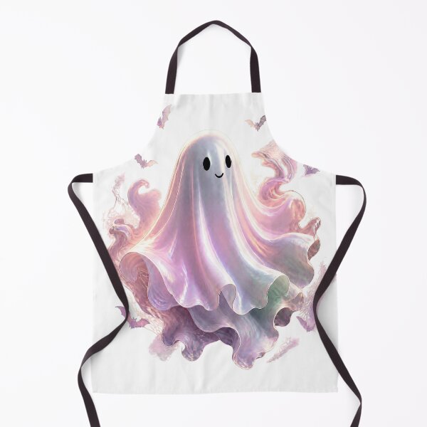 Item preview, Pastel Ghost Halloween – Cute Kawaii Spooky Ghost with Bats designed and sold by 21degrees-club.