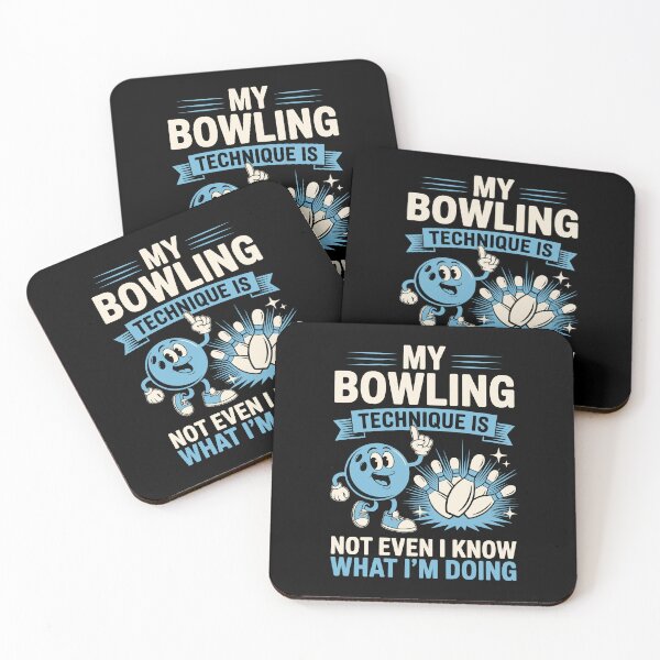 Item preview, My Bowling Technique Is – Funny Bowler Strike Team Art designed and sold by jkrphoto.