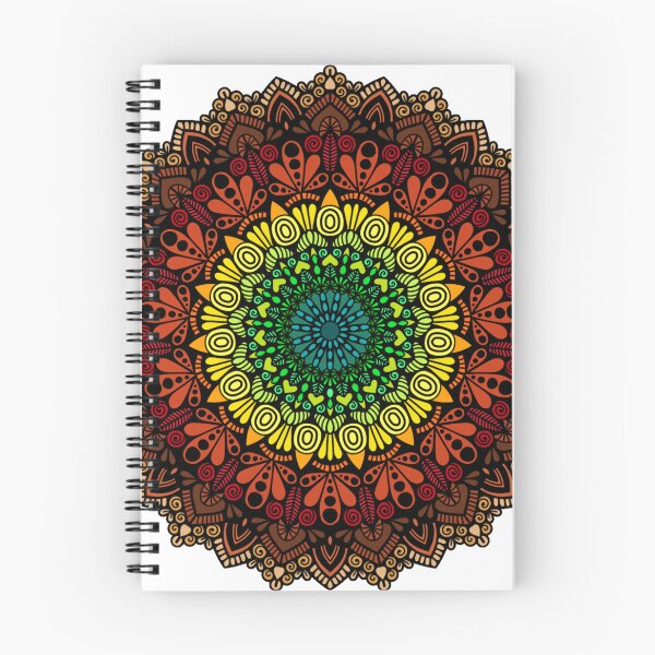 Item preview, Earth Tone Tribal Mandala | Warm Autumn Geometric Art designed and sold by FioreDiCiliegio.