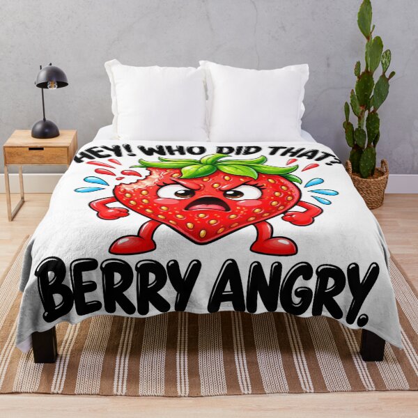 Item preview, Funny food quote Angry Strawberry had human bite designed and sold by Afnan Store.