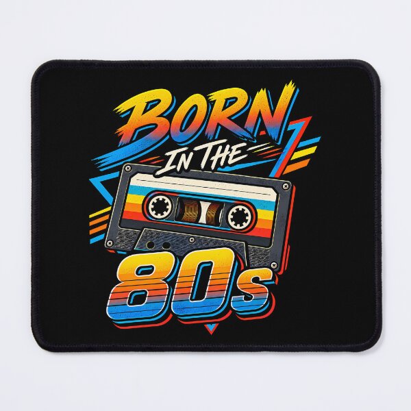 Item preview, Born In The 80s Neon Retro Cassette Tape Nostalgia designed and sold by Photo-Sphere101.