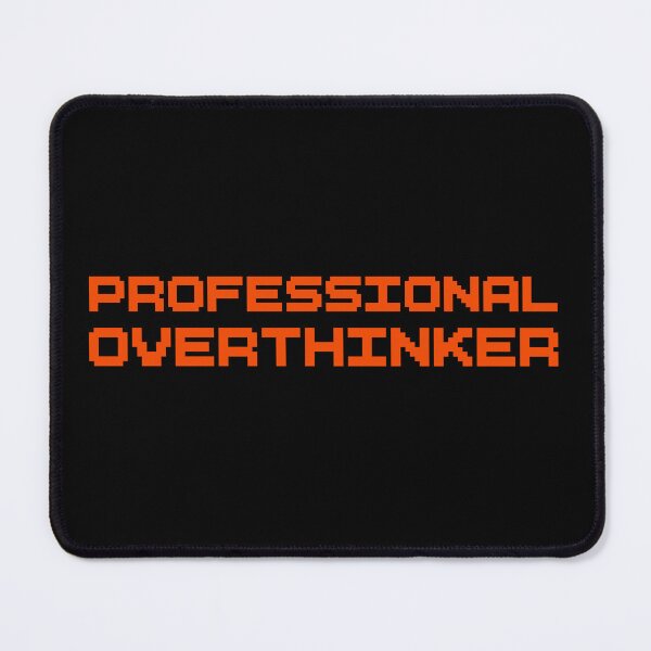 Item preview, Professional Overthinker – Funny Typography Sticker designed and sold by tviyluv.