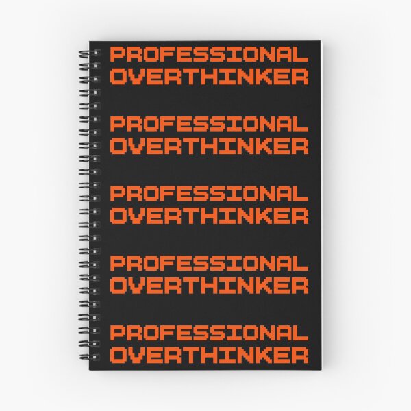 Item preview, Professional Overthinker – Funny Typography Sticker designed and sold by tviyluv.