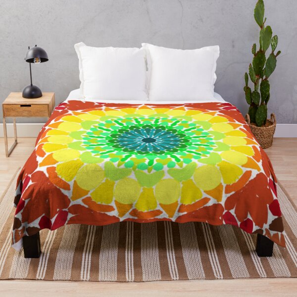 Item preview, Lineless Earth Tone Mandala | Warm Autumn Mosaic Art designed and sold by FioreDiCiliegio.