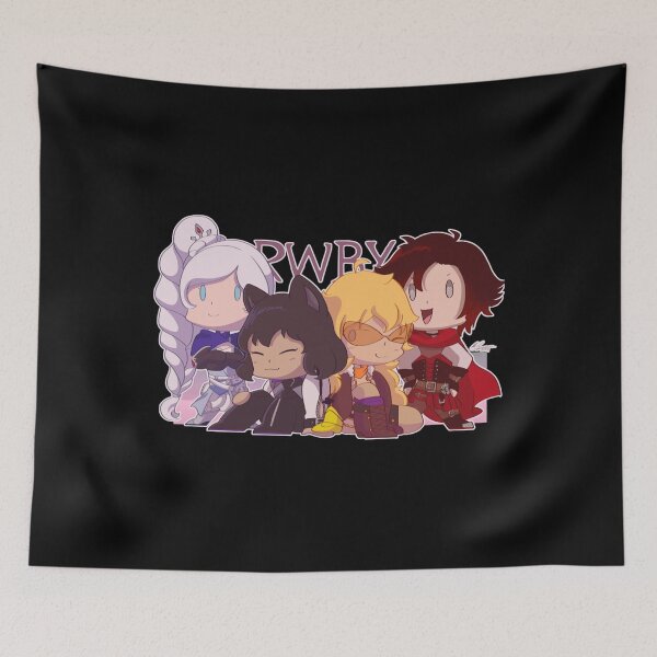 Aperçu de l'œuvre Chibis surdimensionnés de l'équipe RWBY créée et vendue par AmandaHuenfeld.