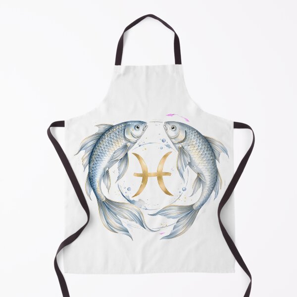 Artikelvorschau, Fische-Aquarell-Fischsymbol Elegant entworfen und verkauft von Zodiac Celestial Art.
