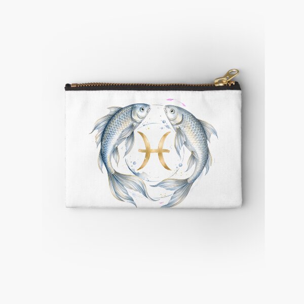 Item preview, Pisces Watercolor Fish Symbol Elegant designed and sold by Zodiac Celestial Art.