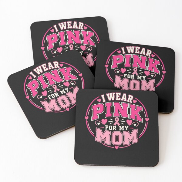 Item preview, I Wear Pink For My Mom Breast Cancer Awareness Support Daughter designed and sold by FolkGraphics.