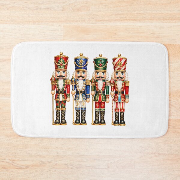 Item preview, Traditional Christmas Nutcrackers Squad Festive Soldiers Neutral Christmas designed and sold by CatiaStudioArt.