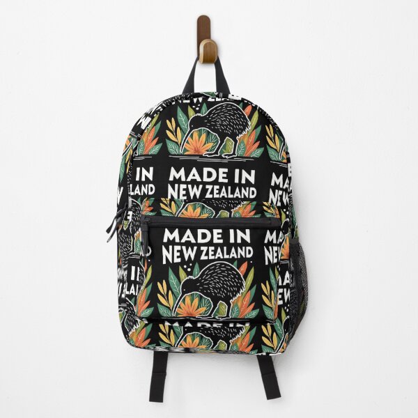 Item preview, Made in New Zealand Kiwi Bird - Colorful Native Foliage Design designed and sold by Lucid Dream Pixel.
