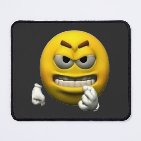 Item preview, Goofy Angry Emoji Graphic Design with Funny Expression designed and sold by Stealth  Shiba.