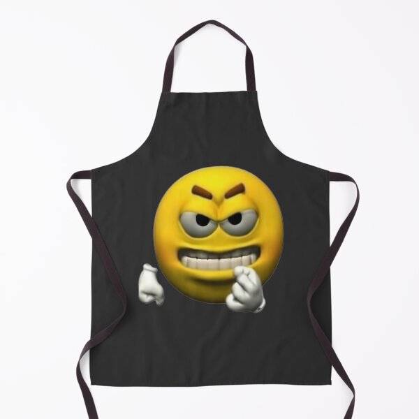 Item preview, Goofy Angry Emoji Graphic Design with Funny Expression designed and sold by Stealth Shiba.