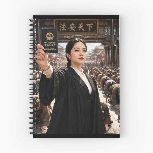 Item preview, Lawyer Shows Her License: Rule of Law and Legal Dignity Rule of Law and Legal Dignity 律师亮证：法治与法律尊严 designed and sold by Peace Culture Shanghai.