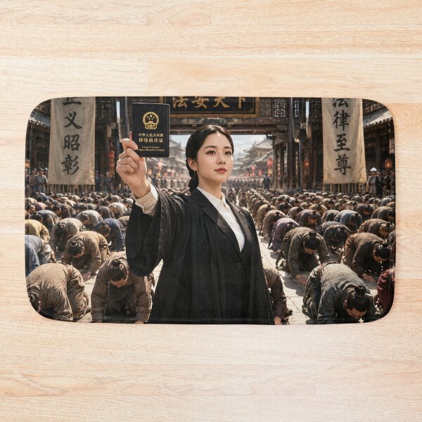 Item preview, Lawyer Shows Her License: Rule of Law and Legal Dignity Rule of Law and Legal Dignity 律师亮证：法治与法律尊严 designed and sold by Peace Culture Shanghai.