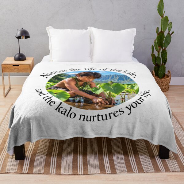 Item preview, Polynesian Conservation Proverb - Nurture the life of the kalo | Pacific Art designed and sold by ShakaLife.org.