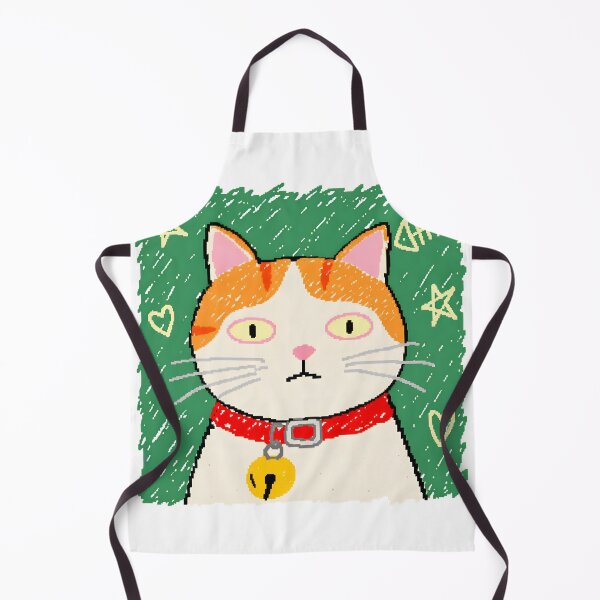 Item preview, Cute Cat With Bell Orange designed and sold by ballnicholas.