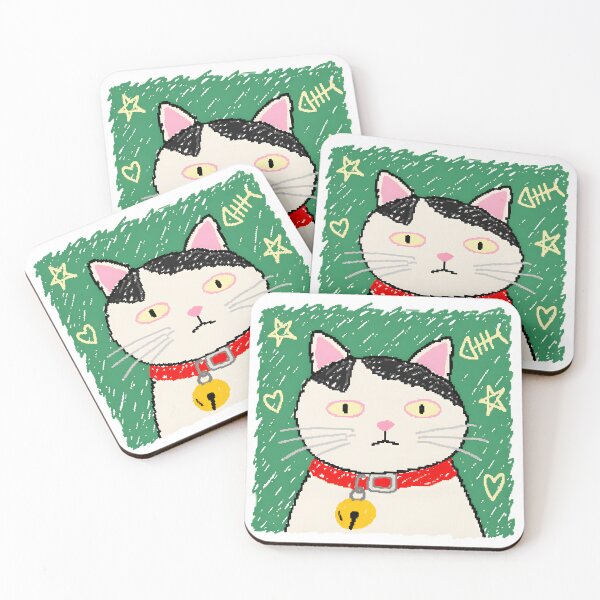 Item preview, Cute Cat With Bell designed and sold by ballnicholas.