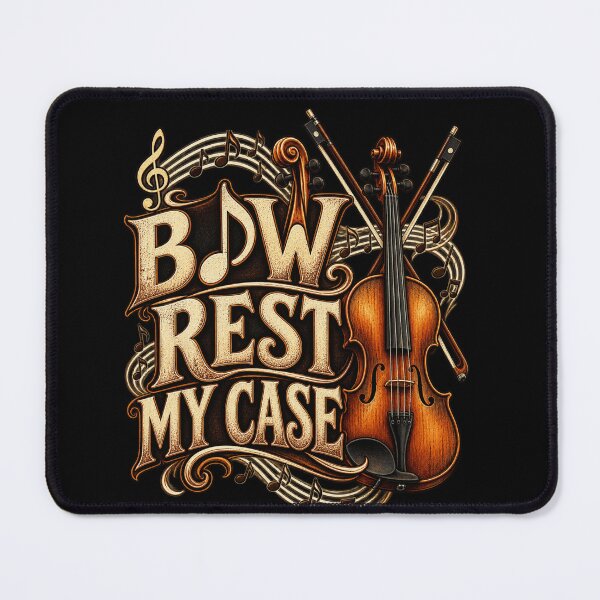 Item preview, Violinist Rest My Case Pun designed and sold by anapldv.