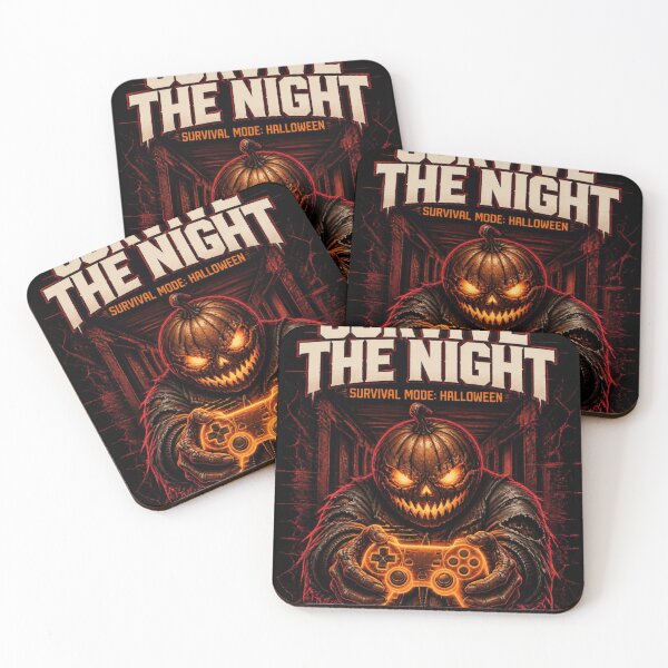 Item preview, Halloween Gaming – Survive the Night Survival Mode Gamer Pumpkin designed and sold by 21degrees-club.