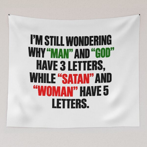 Item preview, Three Letters vs Five – Provocative Wordplay designed and sold by PRINTIONAL.