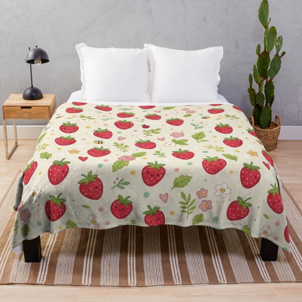 Item preview, Sweet Kawaii Strawberry Dream Pattern designed and sold by Differenceee.