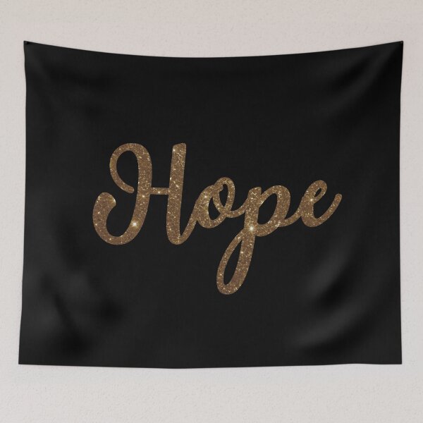Item preview, Hope Golden Sparkly Personalised Name Design designed and sold by CamilasPrints.
