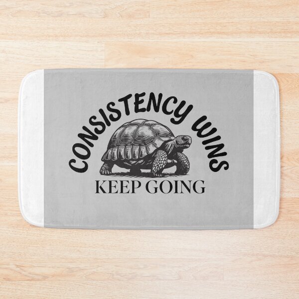 Item preview, Consistency wins tortoise motivational artwork  designed and sold by Visualfuse.
