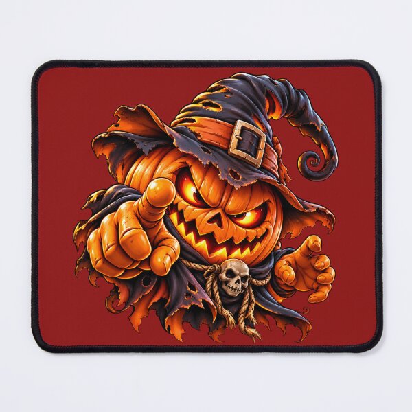 Item preview, Spooky Halloween Pumpkin Witch Pointing At You designed and sold by charmaroundyou.