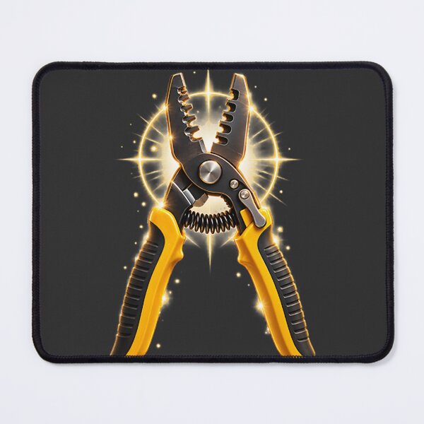 Item preview, Sacred Wire Stripper Tool Icon Minimalist Design for Electricians and Technicians designed and sold by luisgambino.