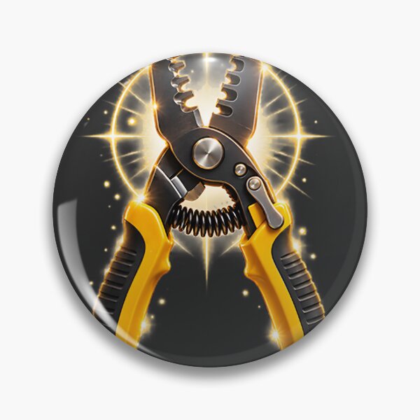 Item preview, Sacred Wire Stripper Tool Icon Minimalist Design for Electricians and Technicians designed and sold by luisgambino.