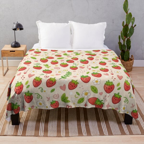 Item preview, AqaSweet Kawaii Strawberry Dream Pattern designed and sold by Differenceee.