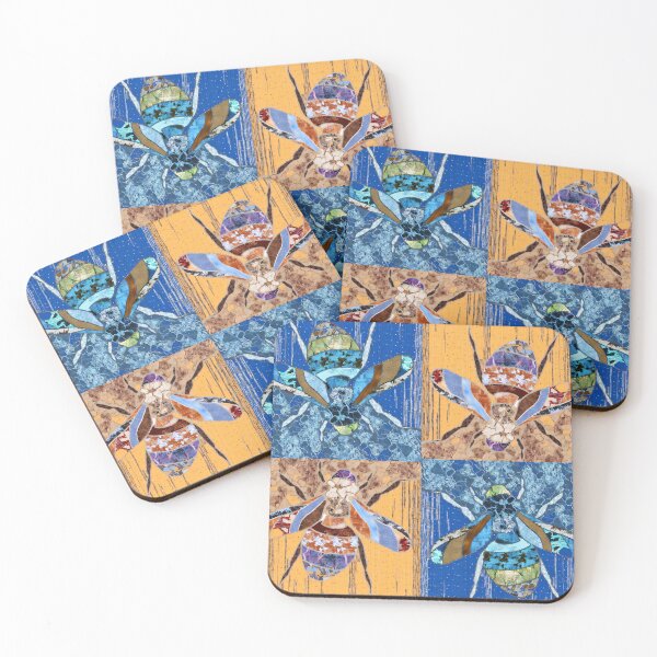 Item preview, Wasp Patchwork Style Textile Pattern designed and sold by efritadesign.